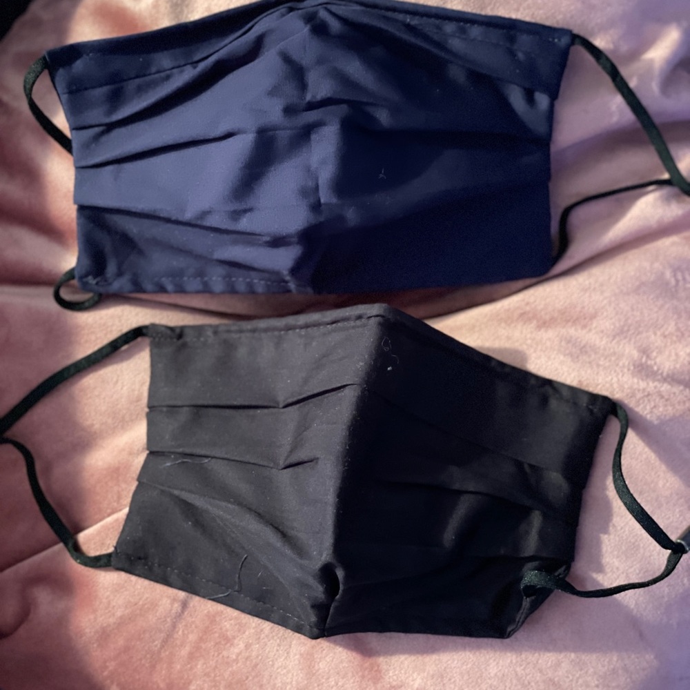 3 pks Universal Thread Adult Reusable Face Masks - Navy, Black